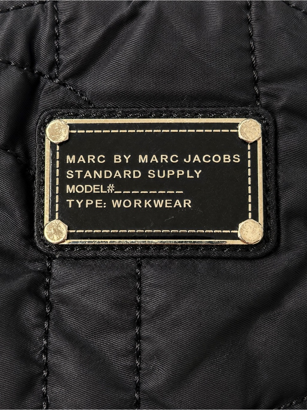 Marc by Marc Jacobs Standard Supply Black Quilted Nylon Tote Bag - Picture 8 of 10